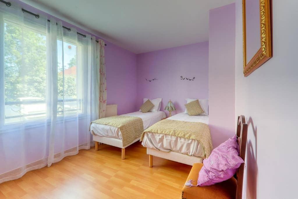 Amilly Park 6 Personnes 2 Chambres Pk Prive En Sous Sol Serris Exterior foto