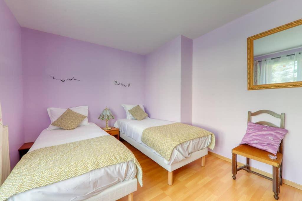 Amilly Park 6 Personnes 2 Chambres Pk Prive En Sous Sol Serris Exterior foto